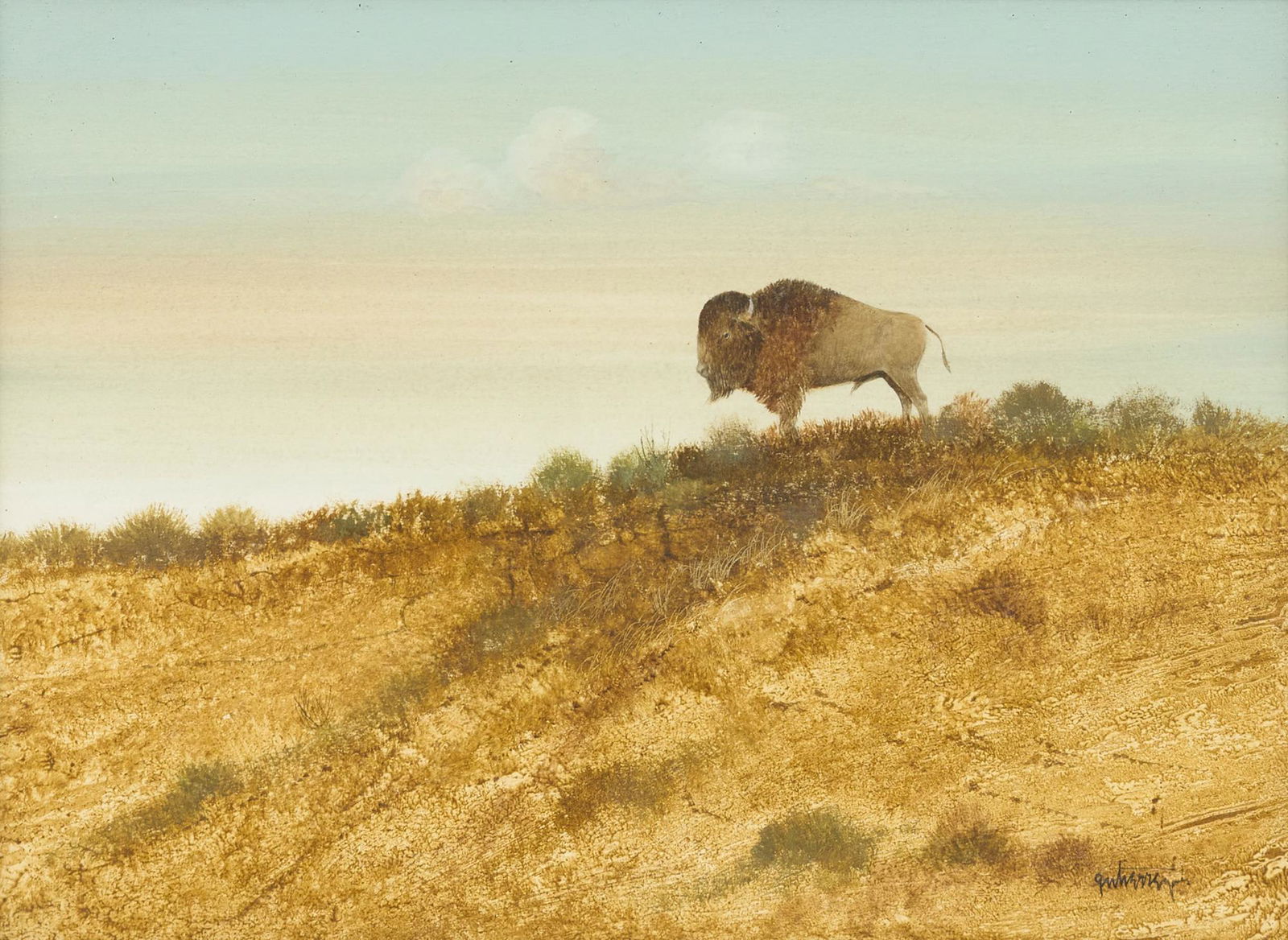 Raul Gutierrez (b. 1935), Buffalo (1 of 4)