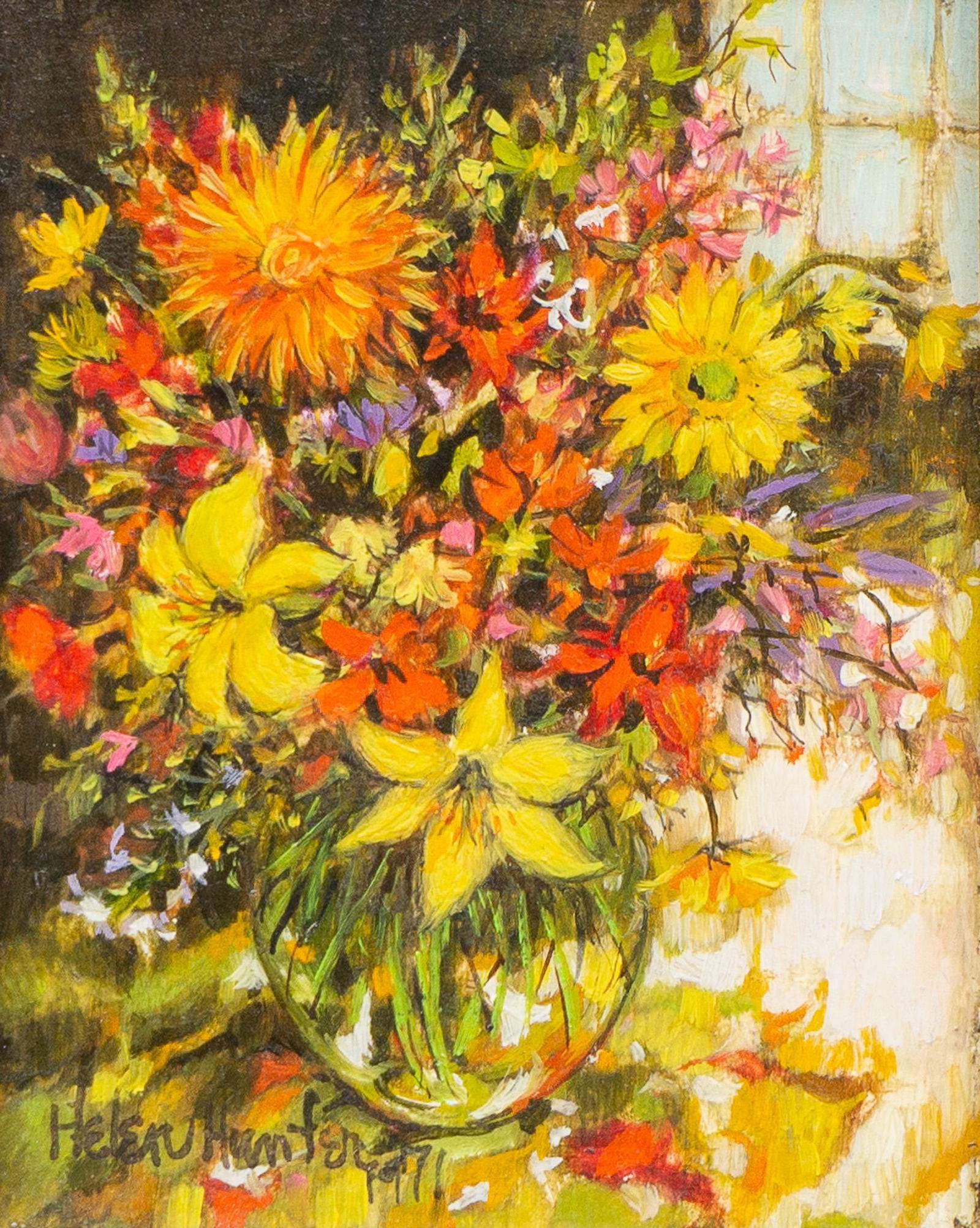 Helen Hunter (1920-2003), "Bouquet by the Window", 1971 (1 of 5)