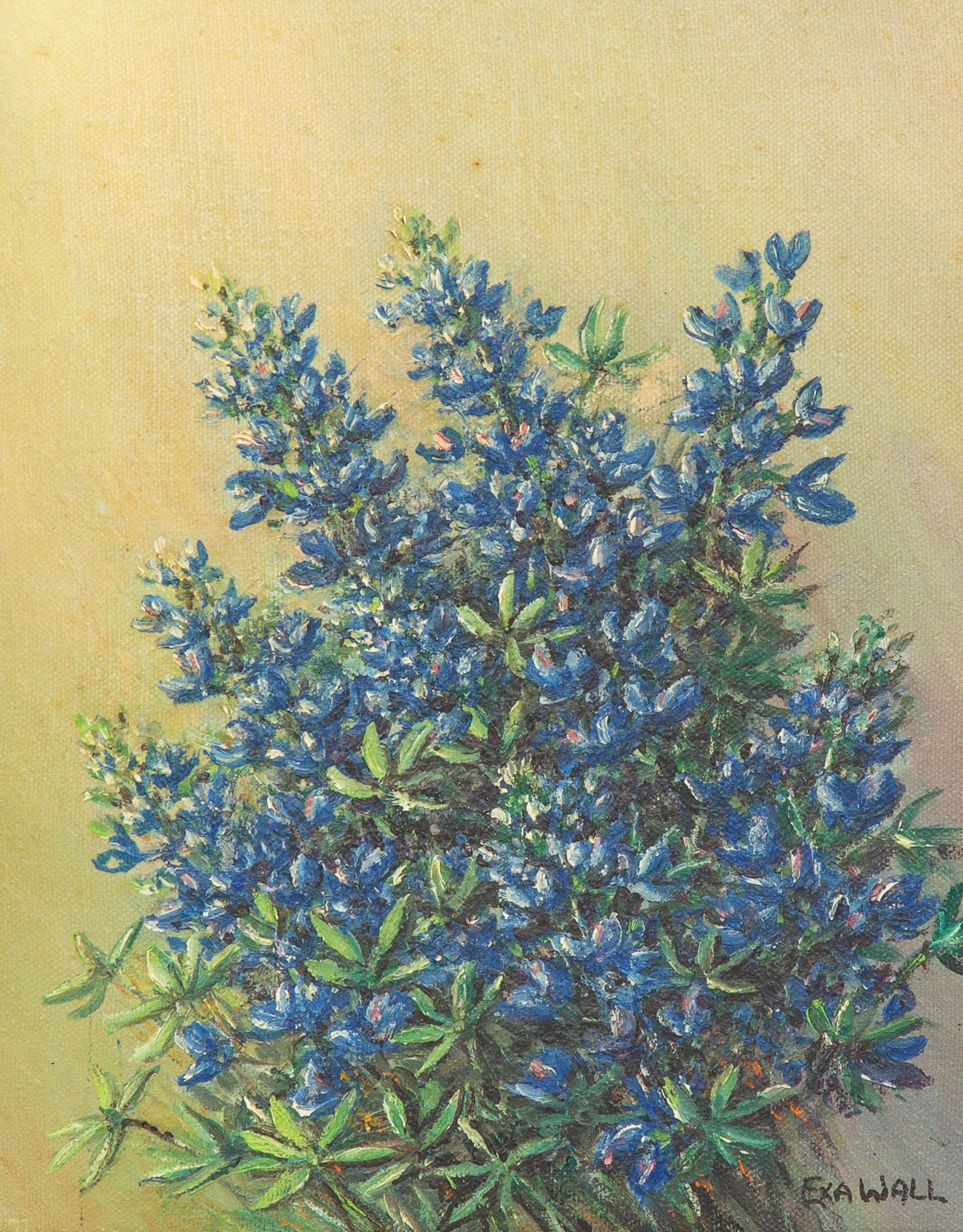 Exa Wall (1897-1972), Bluebonnet Still Life (1 of 5)