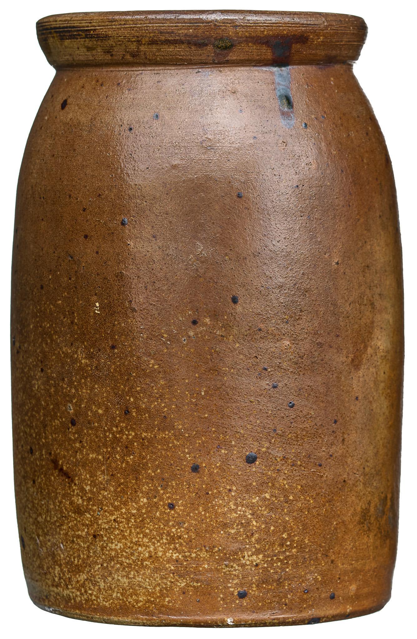 Wilson Pottery, 3rd Site, Early Texas Stoneware Churn (1 of 12)