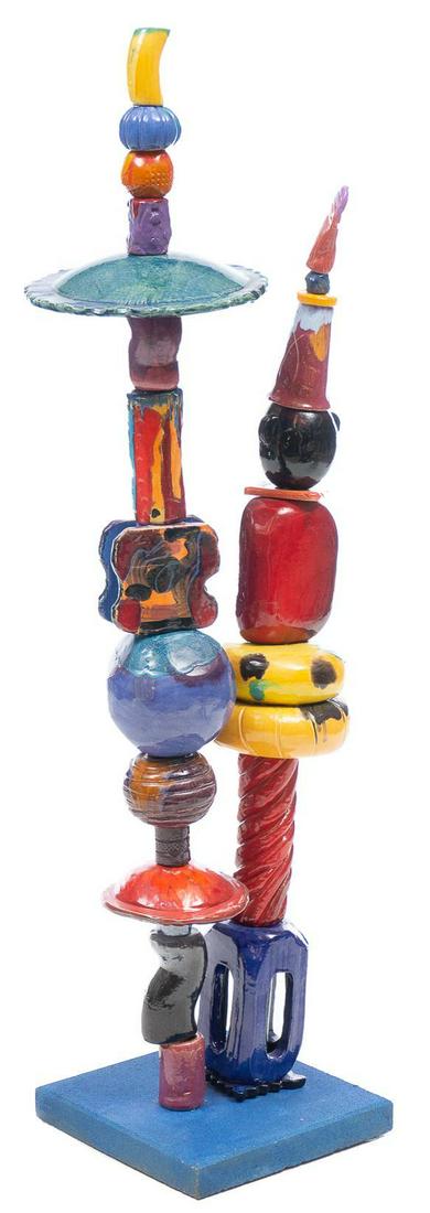 Russ Vogt, Mixed Media Pottery Sculpture (1 of 4)