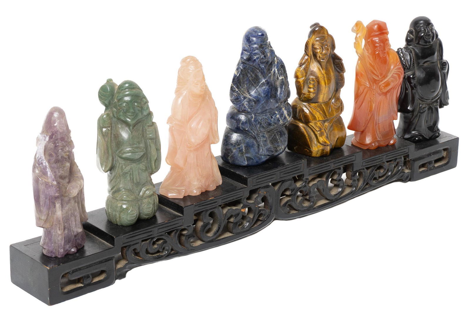 Japanese Semi Precious Stone Seven Gods of Fortune (1 of 9)