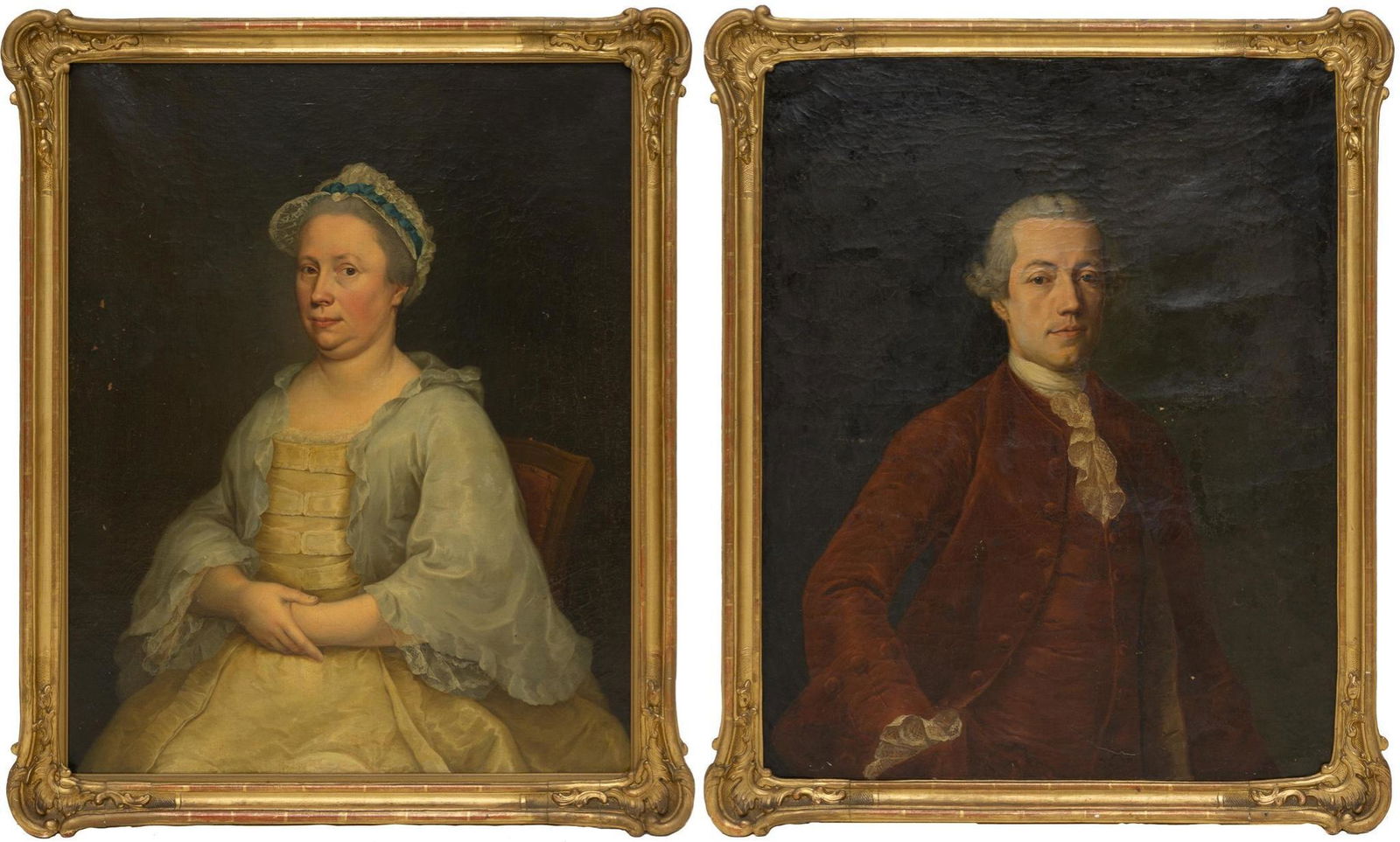 Pair of American School Portraits (1 of 7)