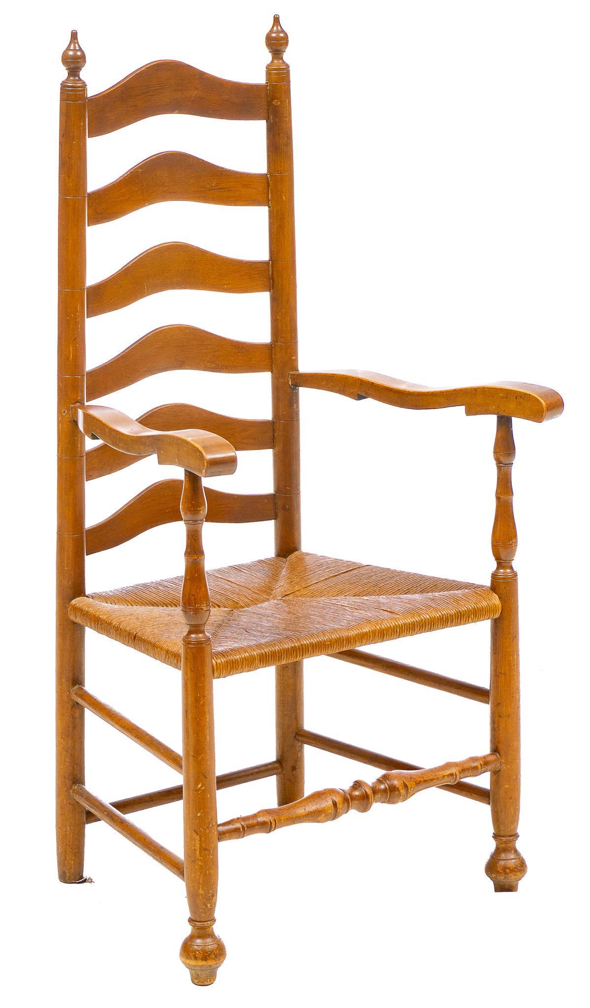 Farmhouse Rush Seat Arm Chair (1 of 3)