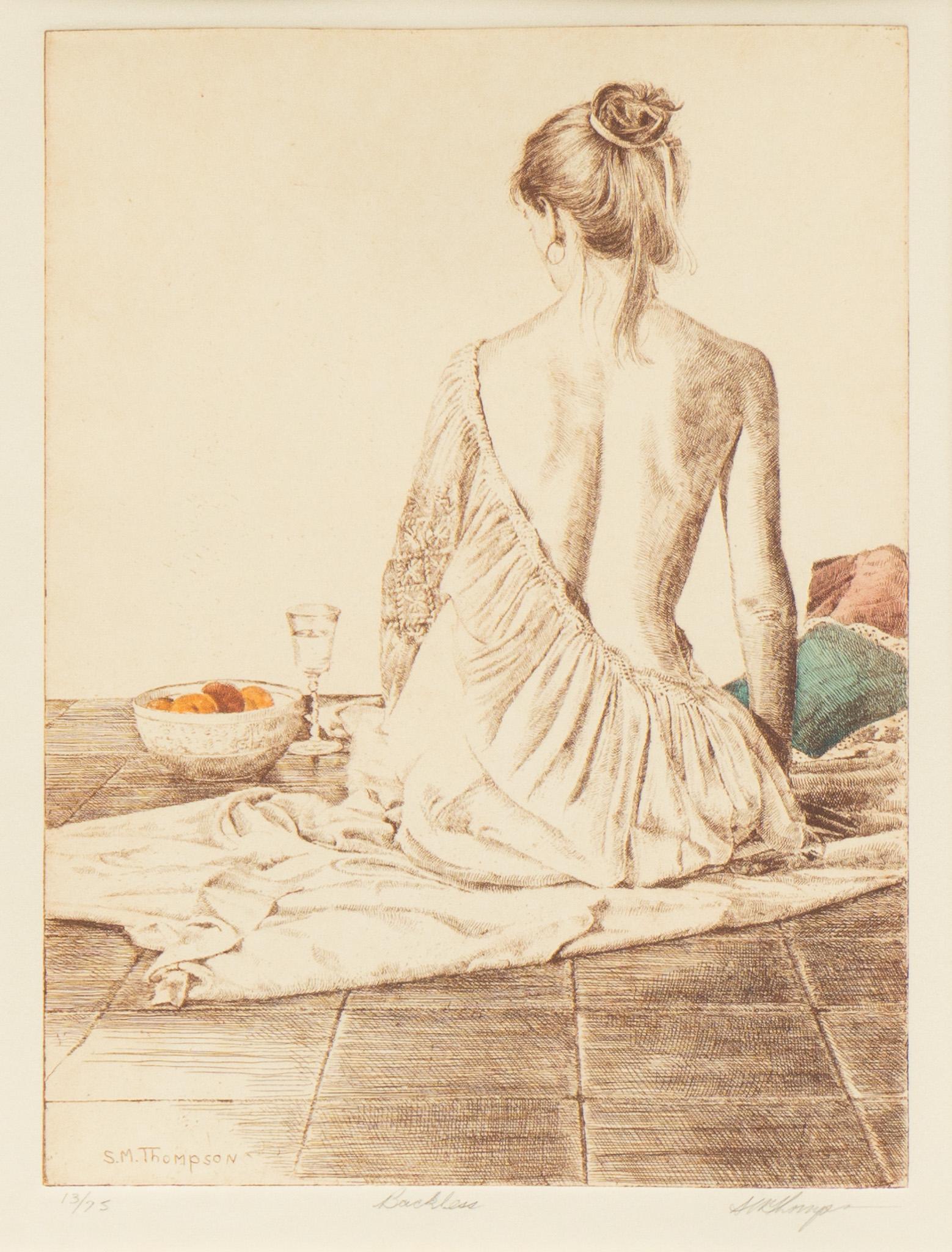 Mark Thompson, Woman Dressing, 13/75 (1 of 6)