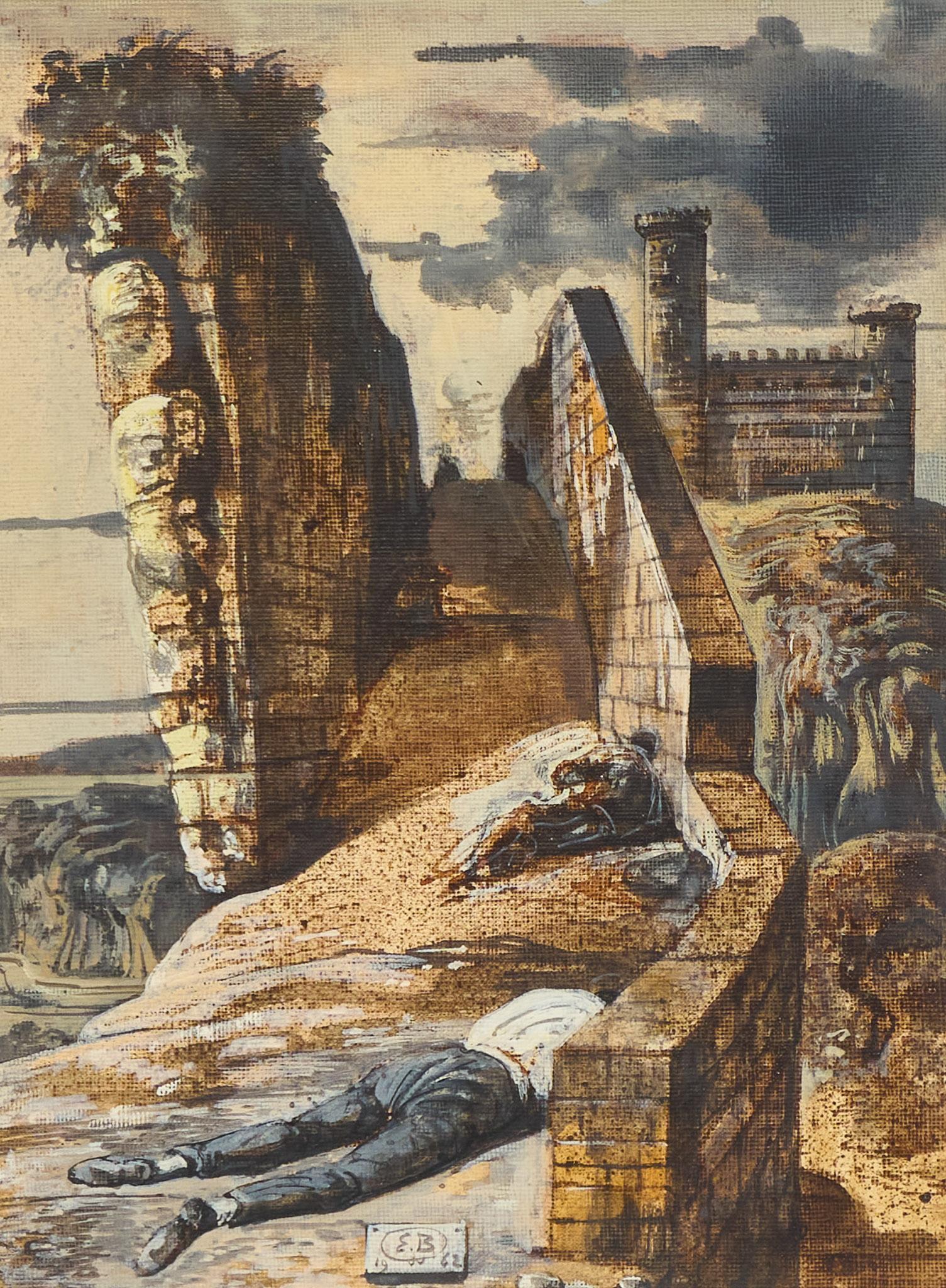 Eugene Berman, Dead Men Against the Wall, 1962 (1 of 4)