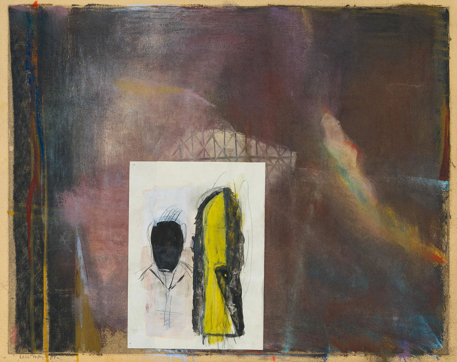 Eugene Newmann, "Heads on a Romantic Ground," 1981 (1 of 7)