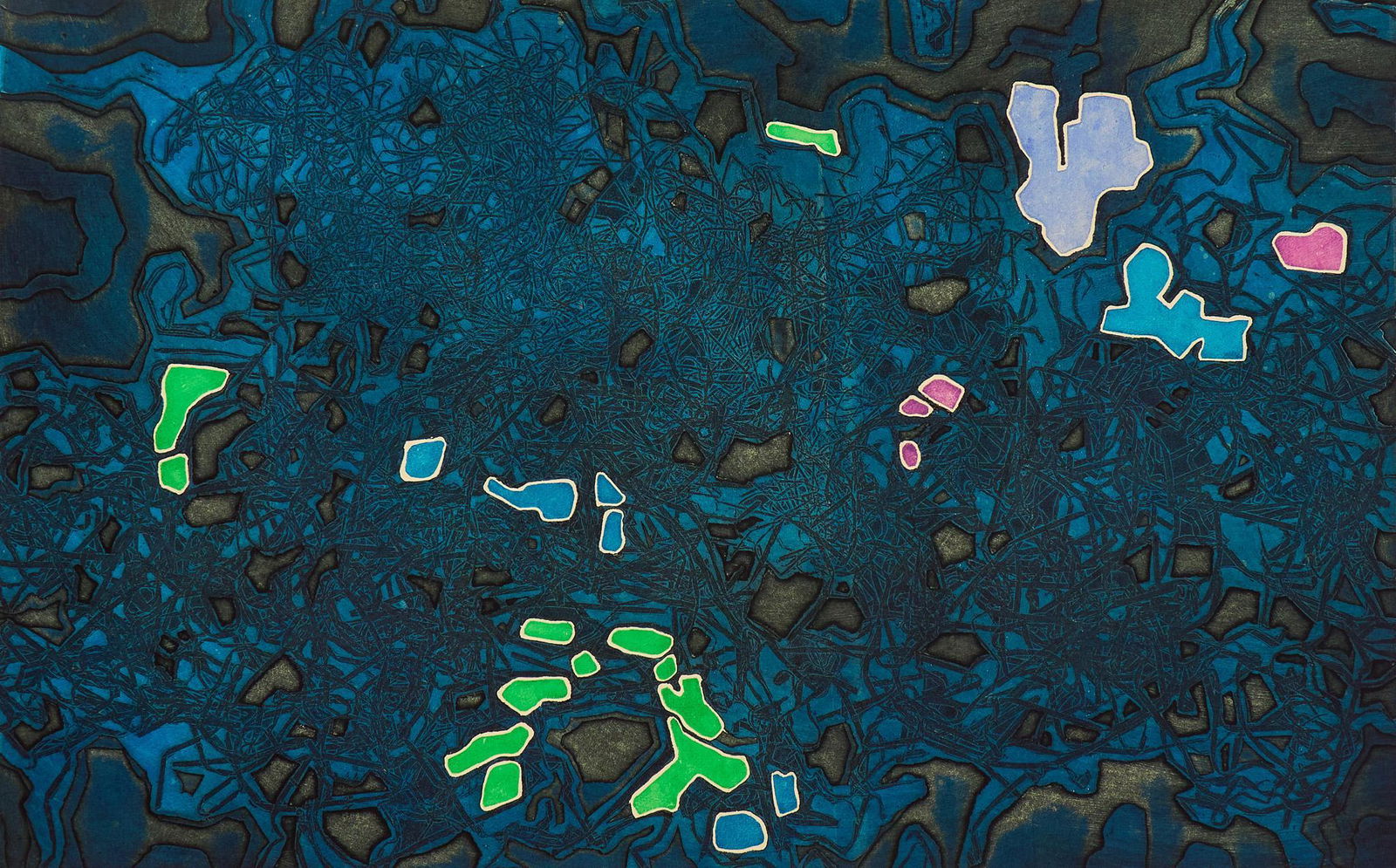 Gabor Peterdi, "Blooming Ice" (1 of 7)