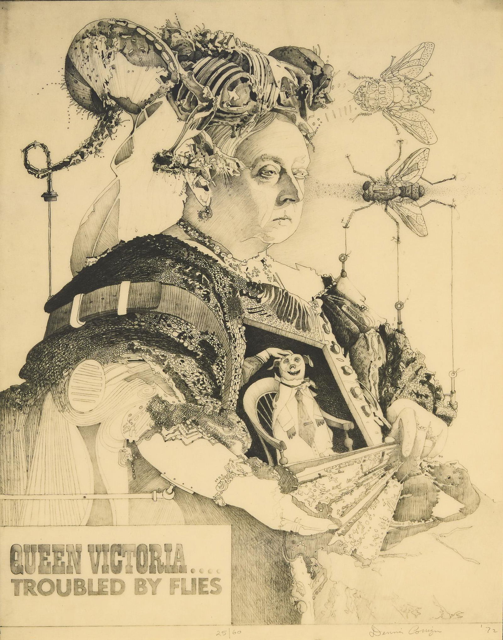 Dennis Corrigan, "Queen Victoria... Troubled by Flies", (1 of 9)