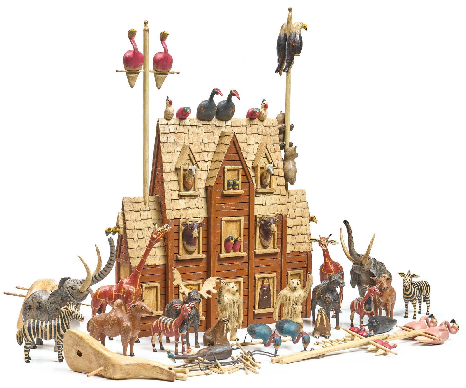 William Jaquet, Wooden House with Drawers, 1989 (1 of 20)