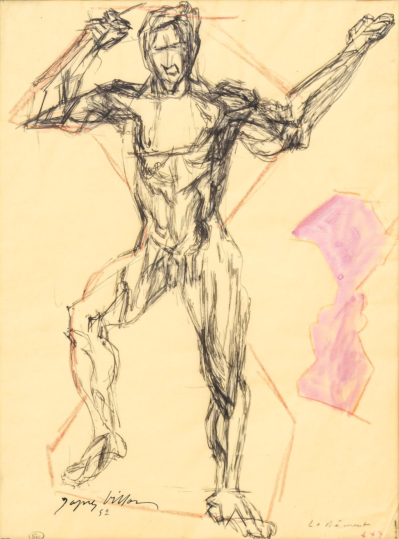 Jacques Villon (1875-1963), "Le Dement", 1952 (1 of 9)