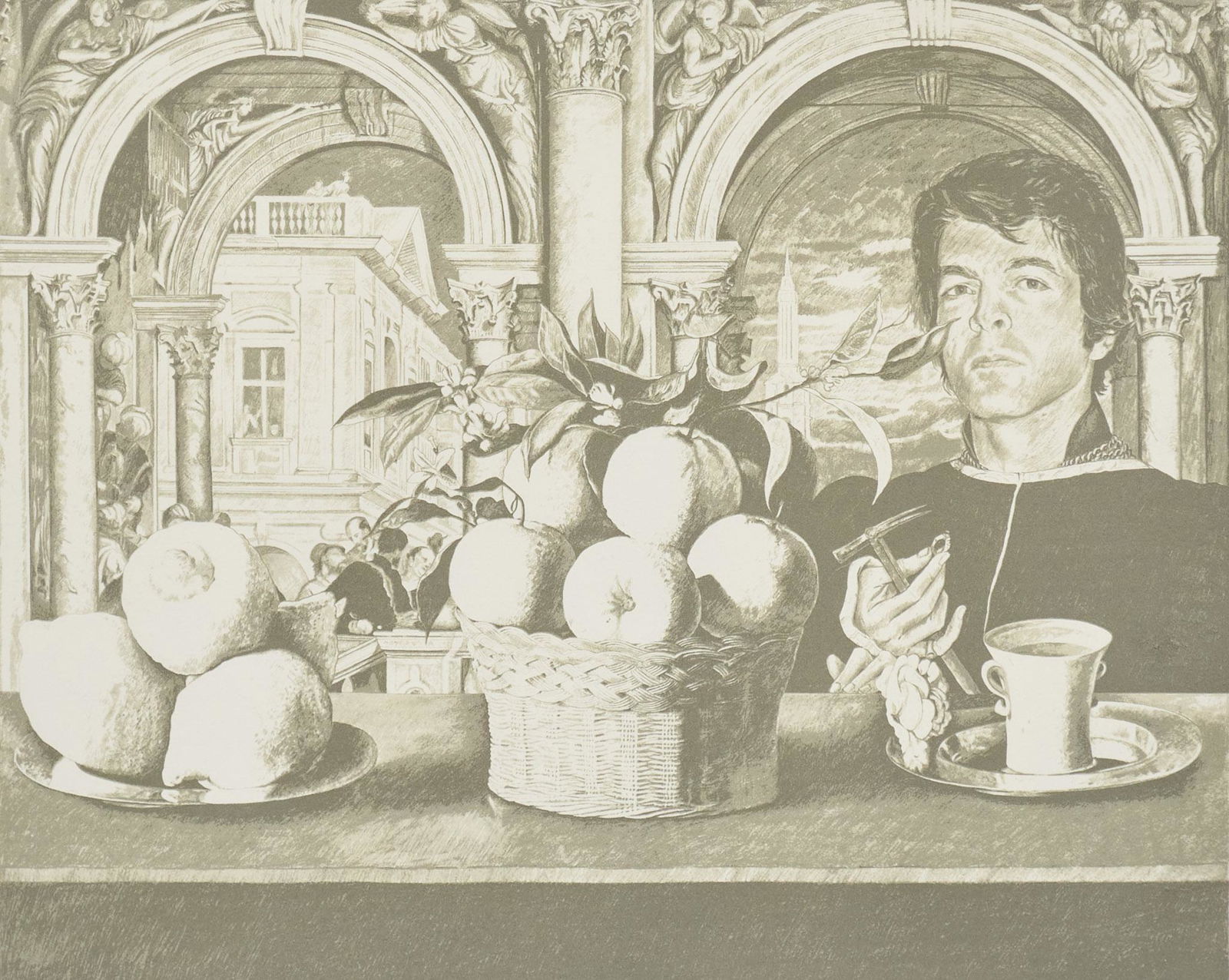 Josef Levi, "Still Life with Artist as Francesco (1 of 7)