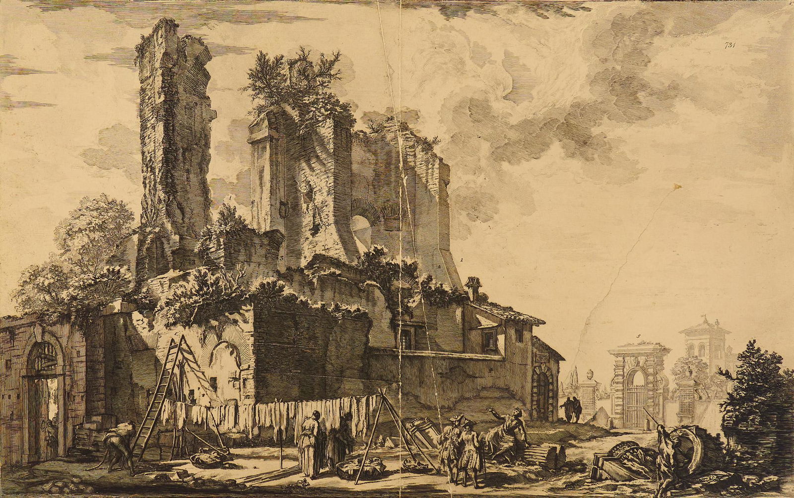 Architectural Ruins, Lithograph (1 of 10)
