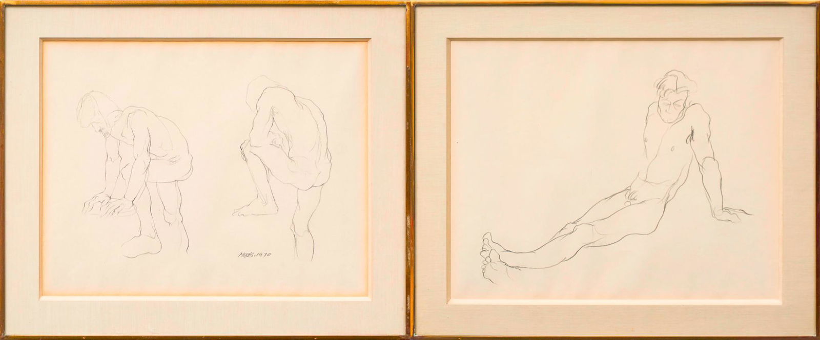 Forrest Lee Moses, Male Figures #5, 1970 (1 of 10)