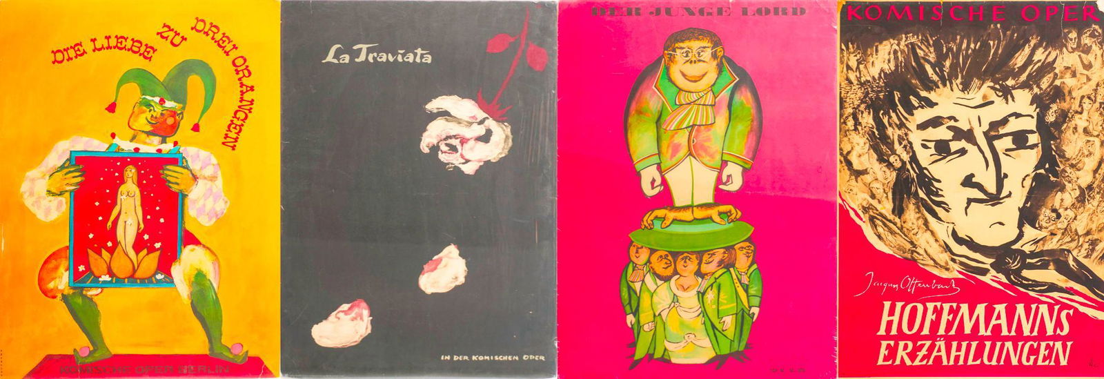 Lot of 4 Konsum Hauptbetrieb Posters (1 of 17)