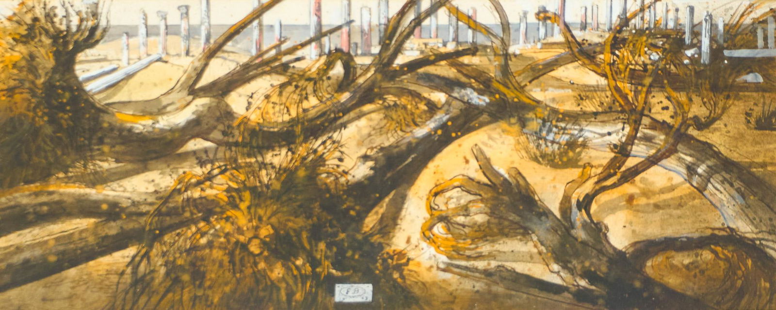 Eugene Berman, "Leptis Magna, I", 1968 (1 of 9)