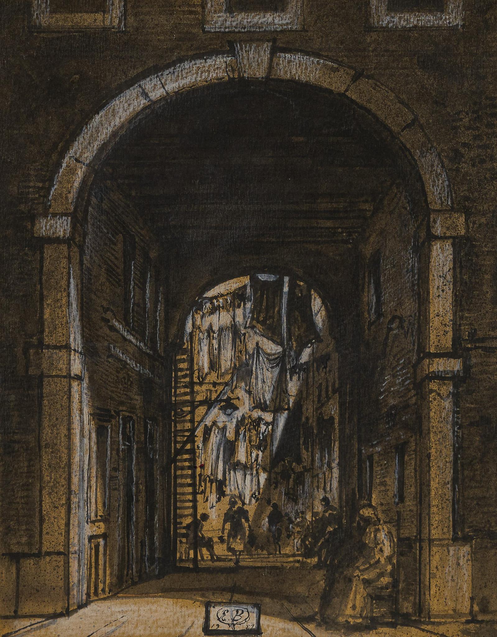 Eugene Berman, "Portico Venezia", 1957 (1 of 7)