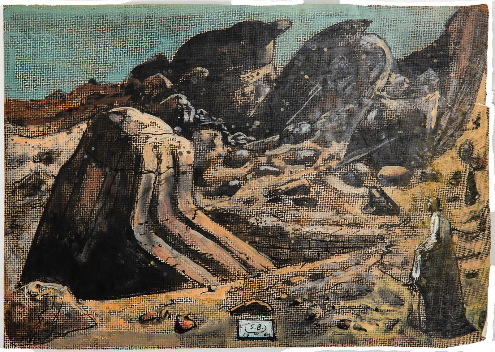 Eugene Berman, Imaginary Landscape, 1964 (1 of 4)