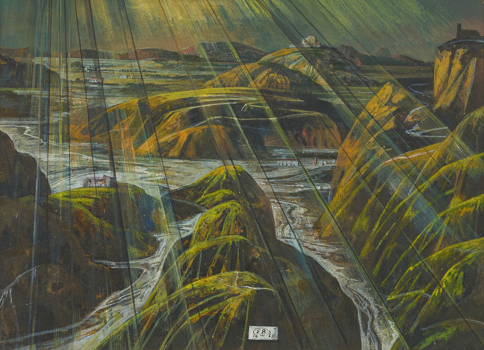 Eugene Berman, Landscape, 1963 (1 of 5)