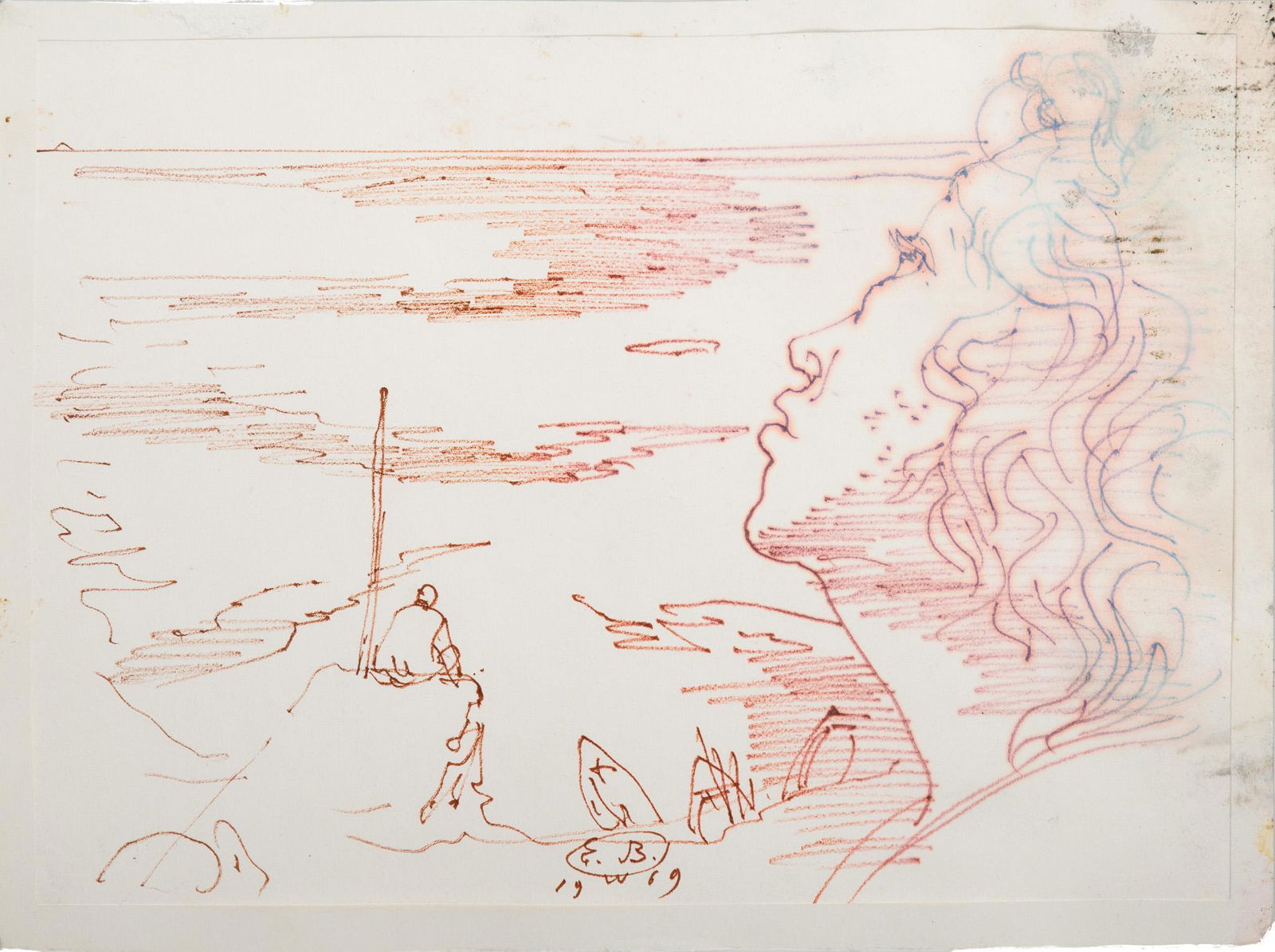 Eugene Berman, "Shore Scene", 1969 (1 of 6)