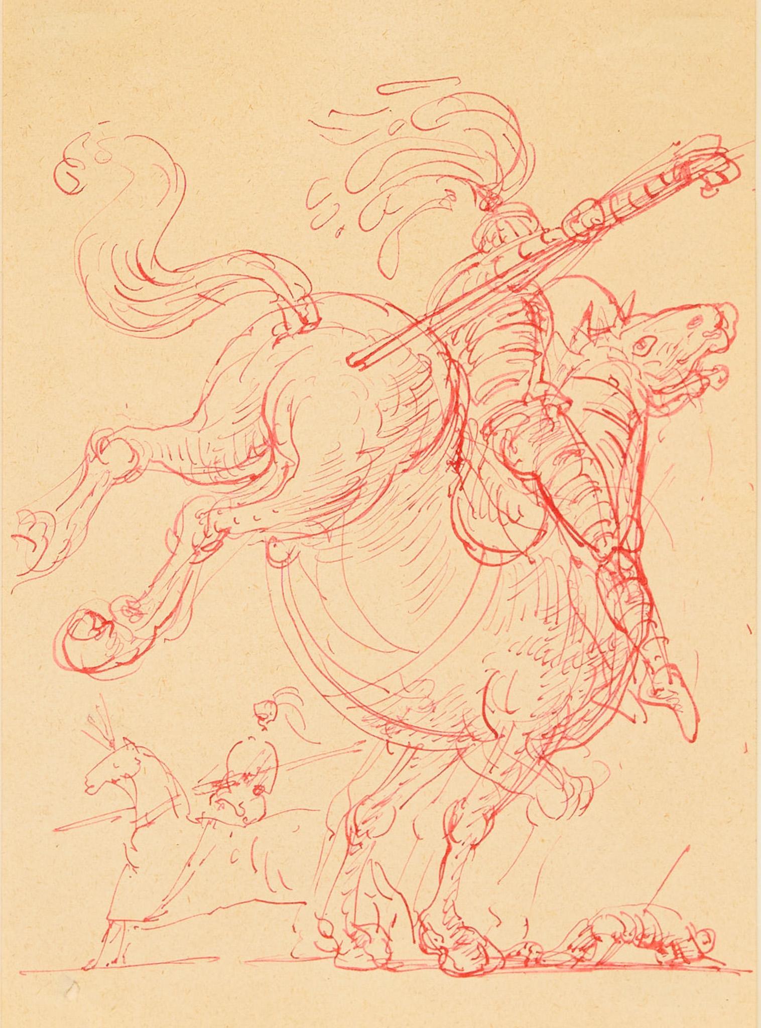 Eugene Berman, "Horse and Rider" (1 of 4)