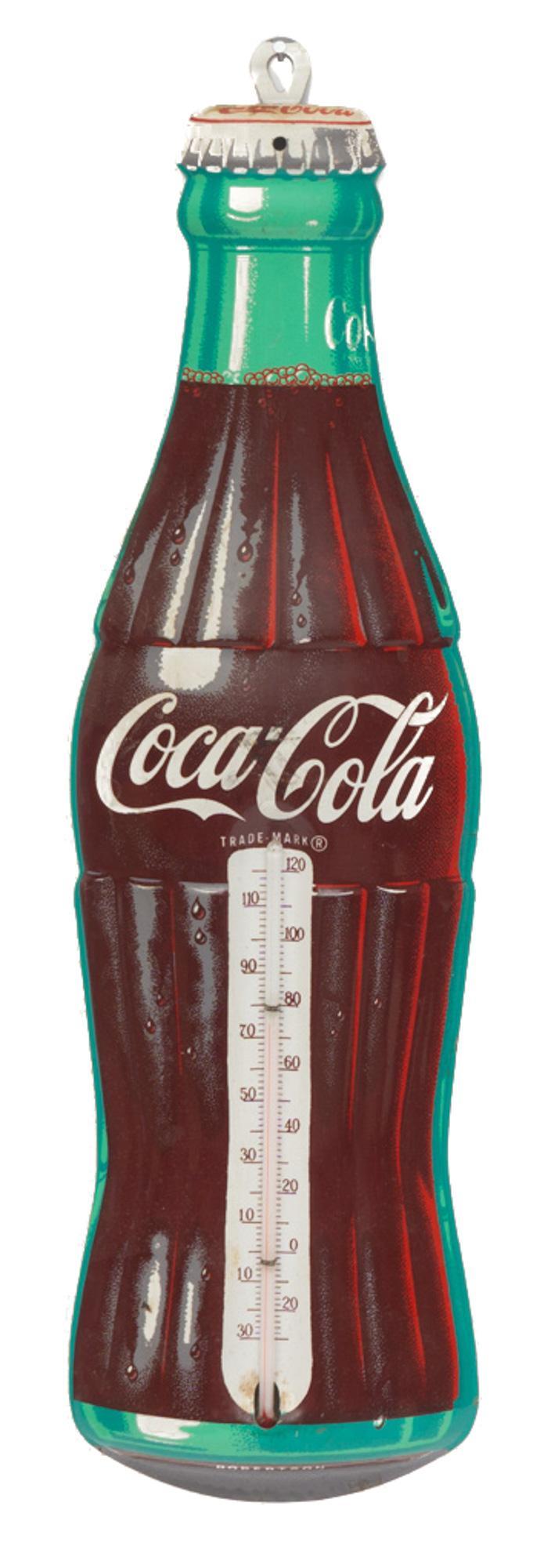 Coca-Cola Thermometer Advertising Sign (1 of 3)