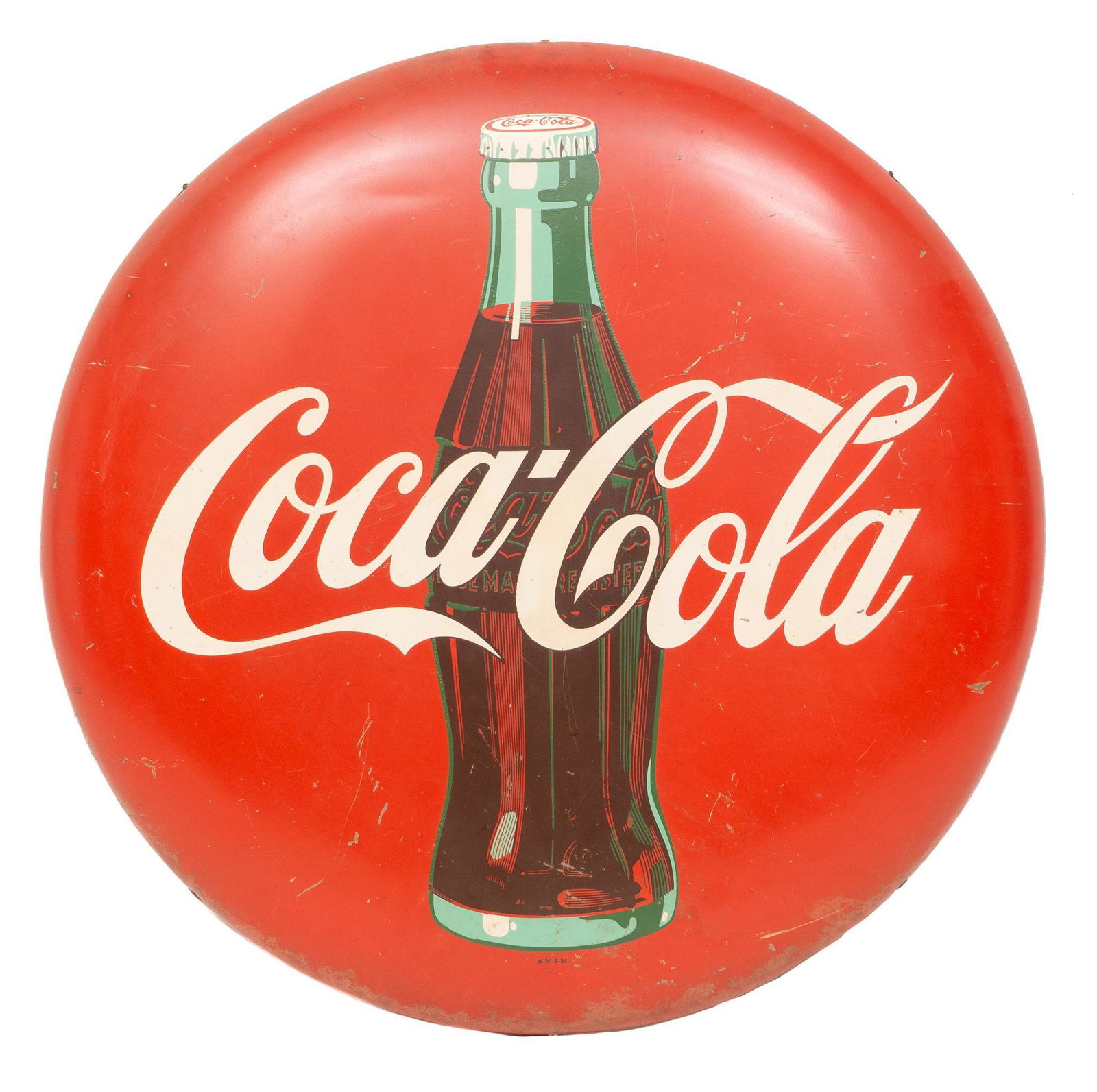 Coca-Cola Tin Button Sign (1 of 3)