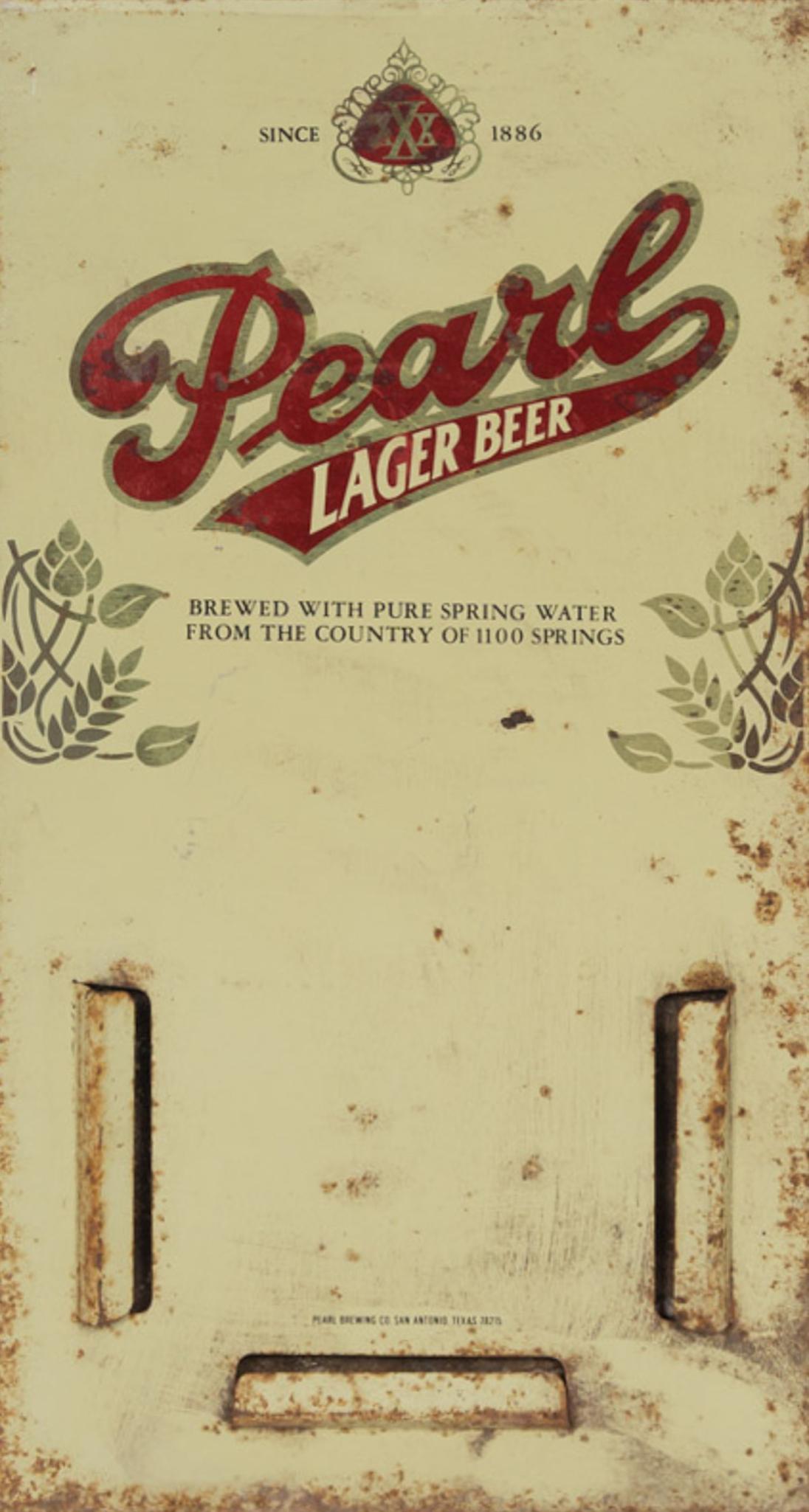 Pearl Lager Beer Advertising Calendar Sign (1 of 3)