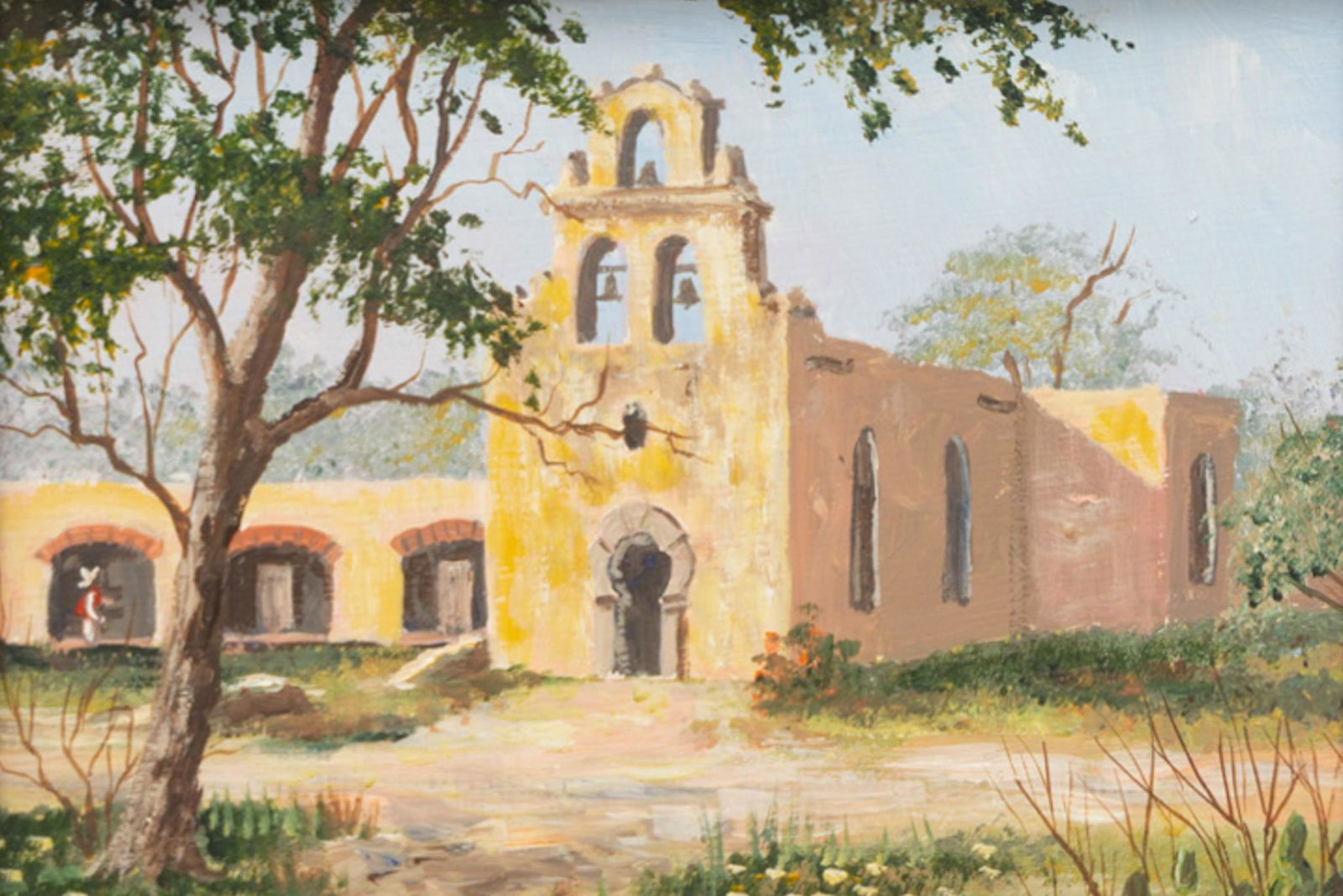 Florent P. Baecke (20th C., San Antonio, TX), "Mission" (1 of 5)