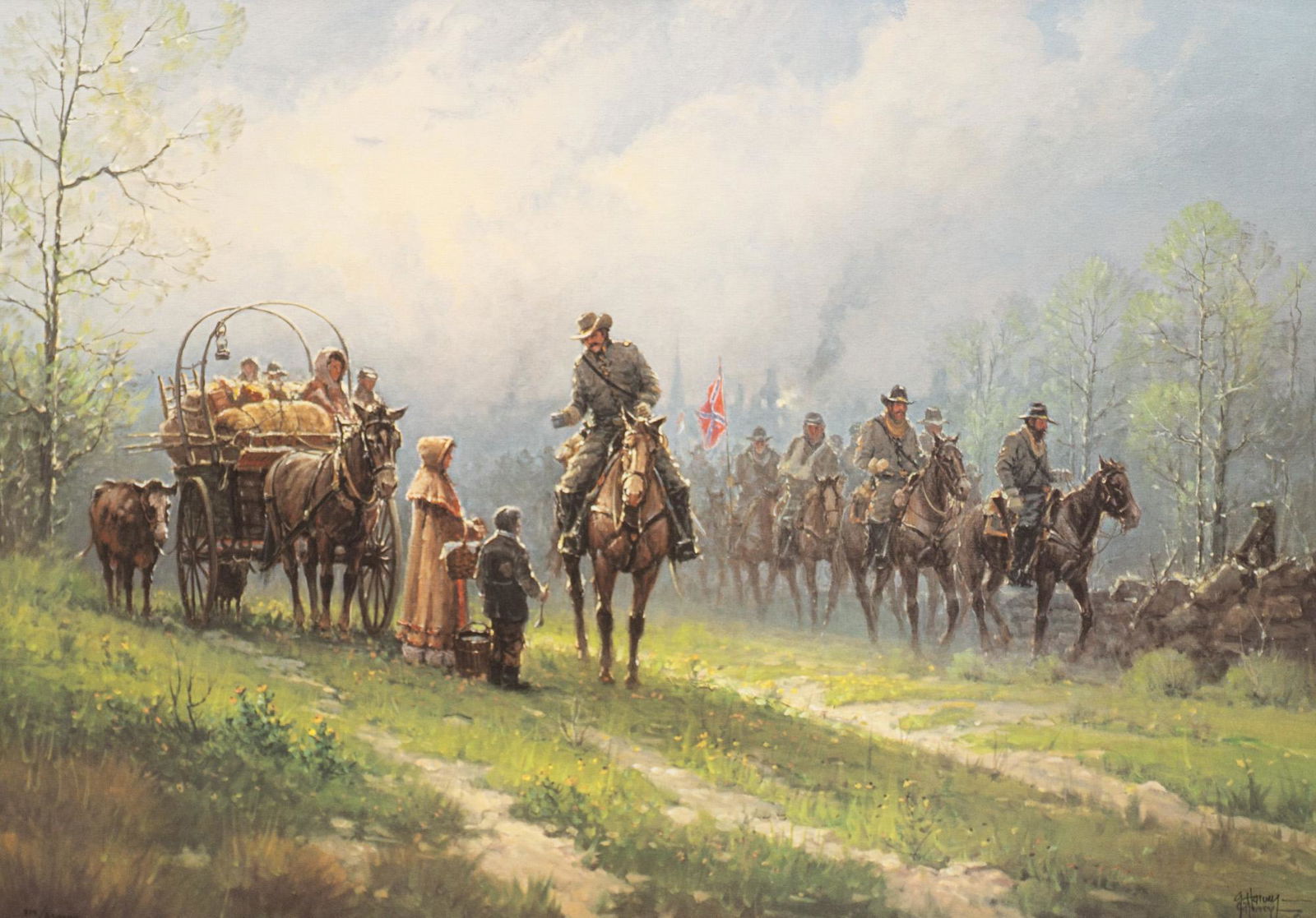 G. Harvey (1933-2017), "Siege of the South" (1 of 6)