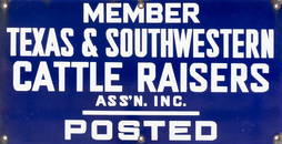 Texas & Southwestern Cattle Raisers Sign