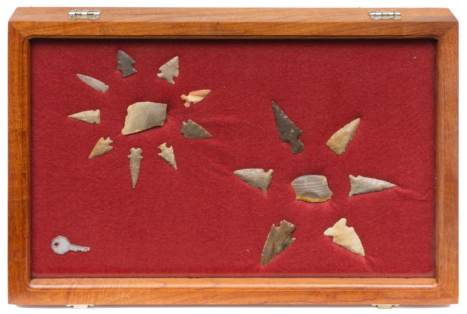 Framed Arrowhead Point Display, To Include 17 Artifacts (1 of 11)