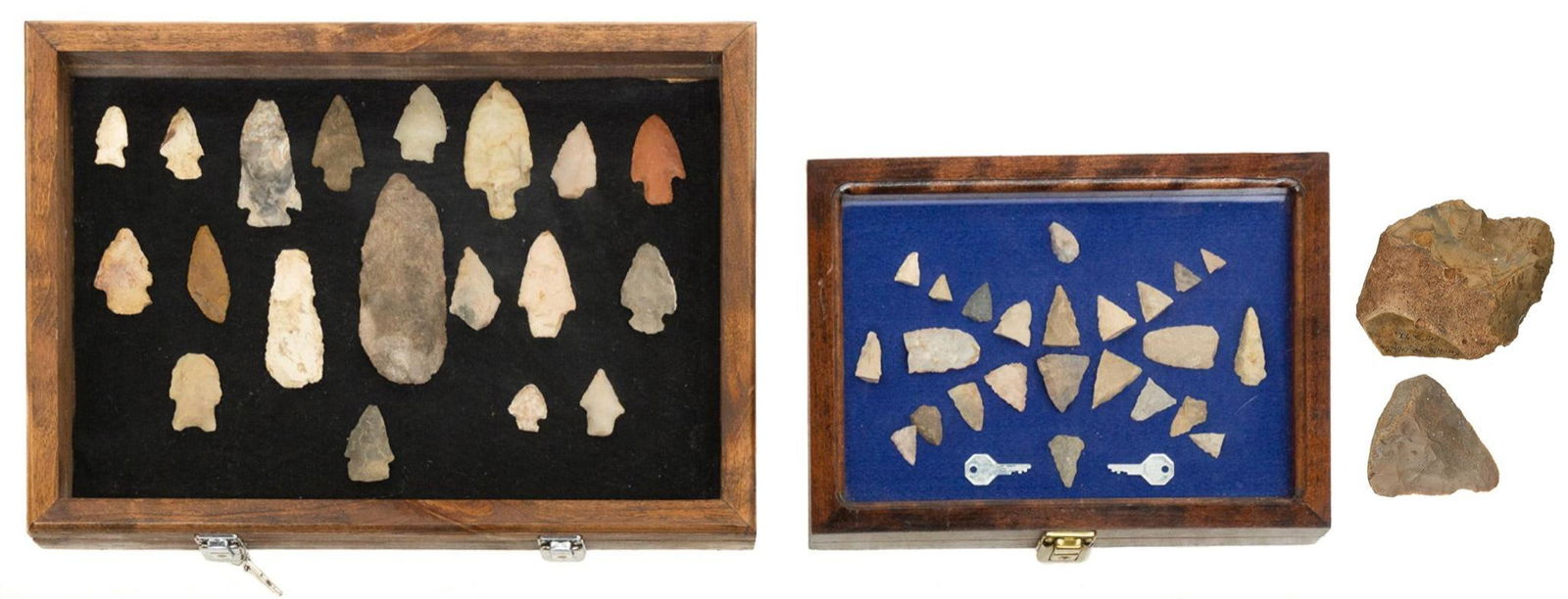 Pair of Framed Arrowhead Point Displays (1 of 16)