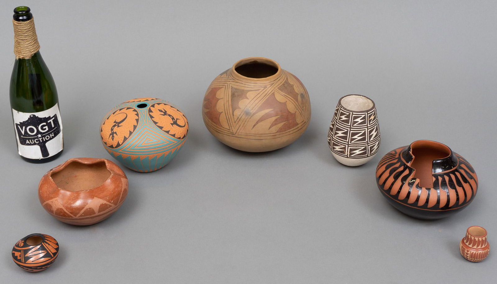 Collection of 7 Native American Pottery (1 of 15)