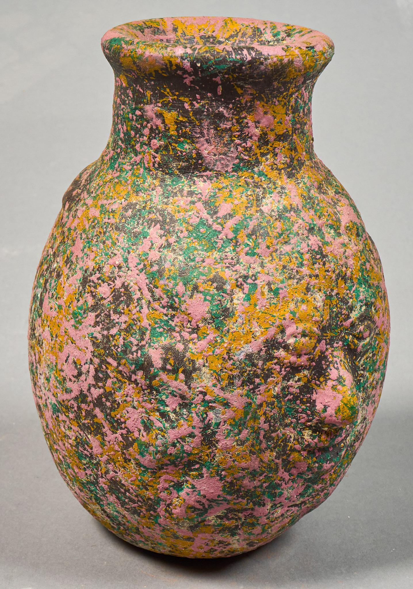 Faced Vase, Outsider Art (1 of 5)