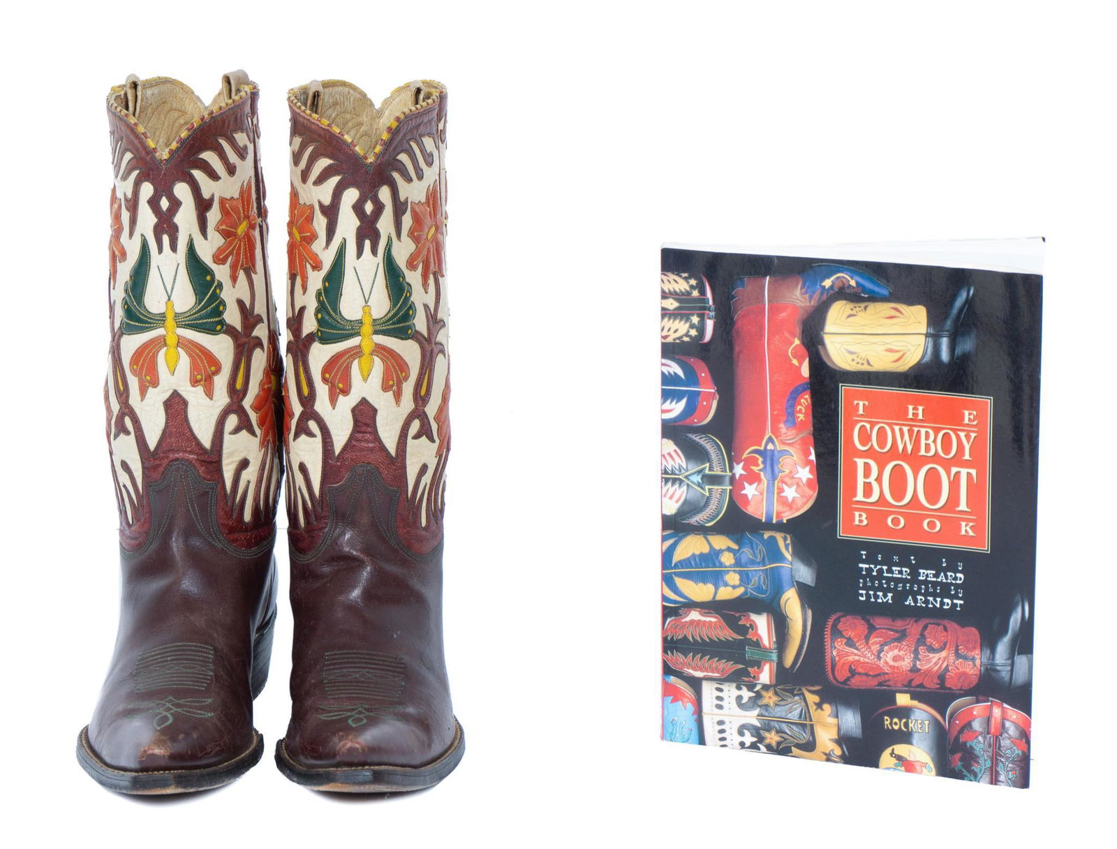Pair of Calzado Boots with "The Cowboy Boot Book" (1 of 10)