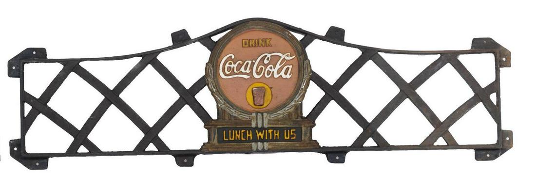 Wrought Iron Coca-Cola Garden Gate (1 of 4)