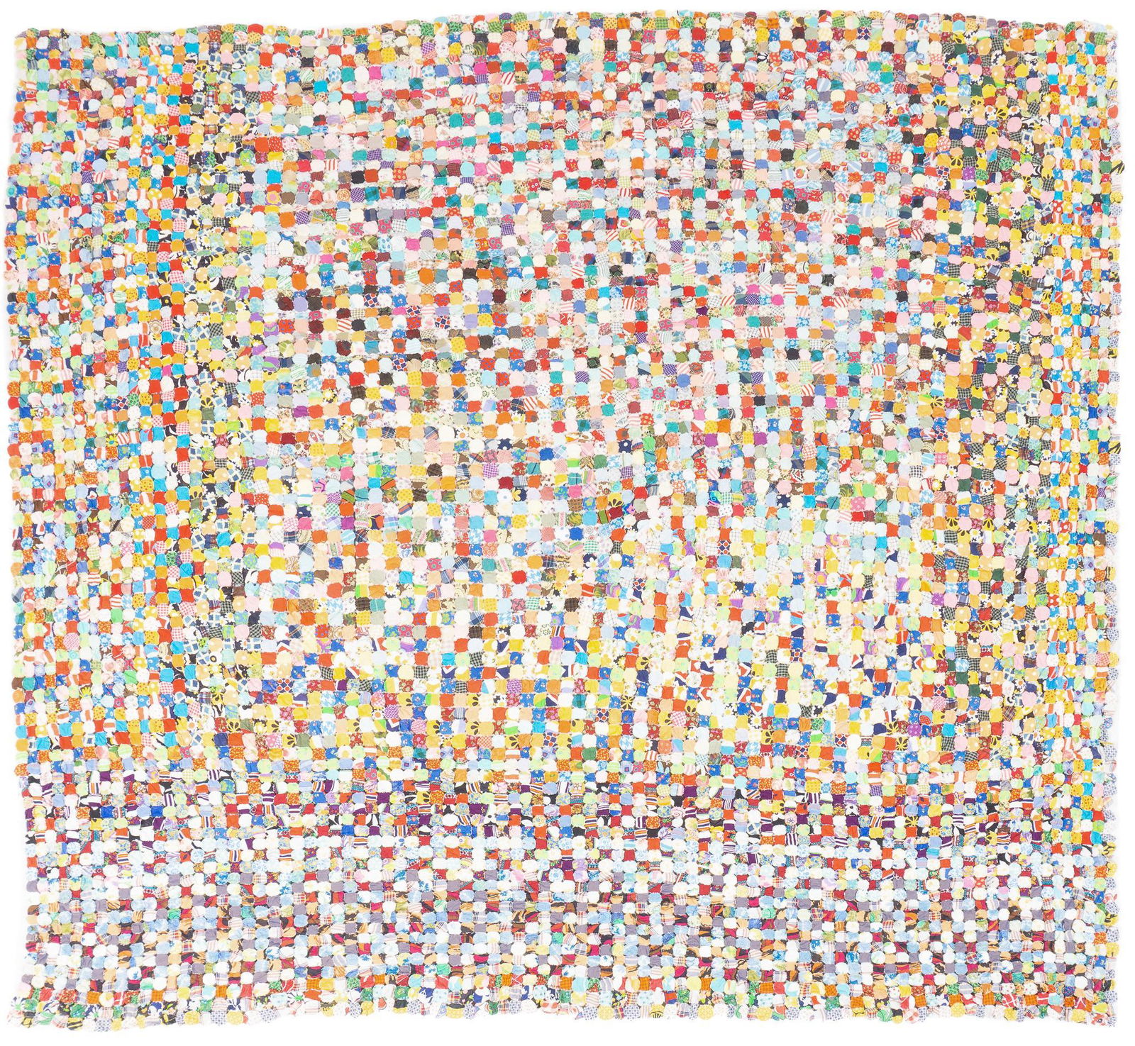 1940s American Yo-Yo Quilt (1 of 4)