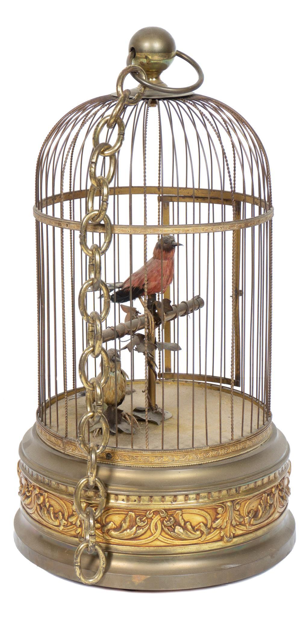 Antique French Automaton Mechanical Song Bird (1 of 9)