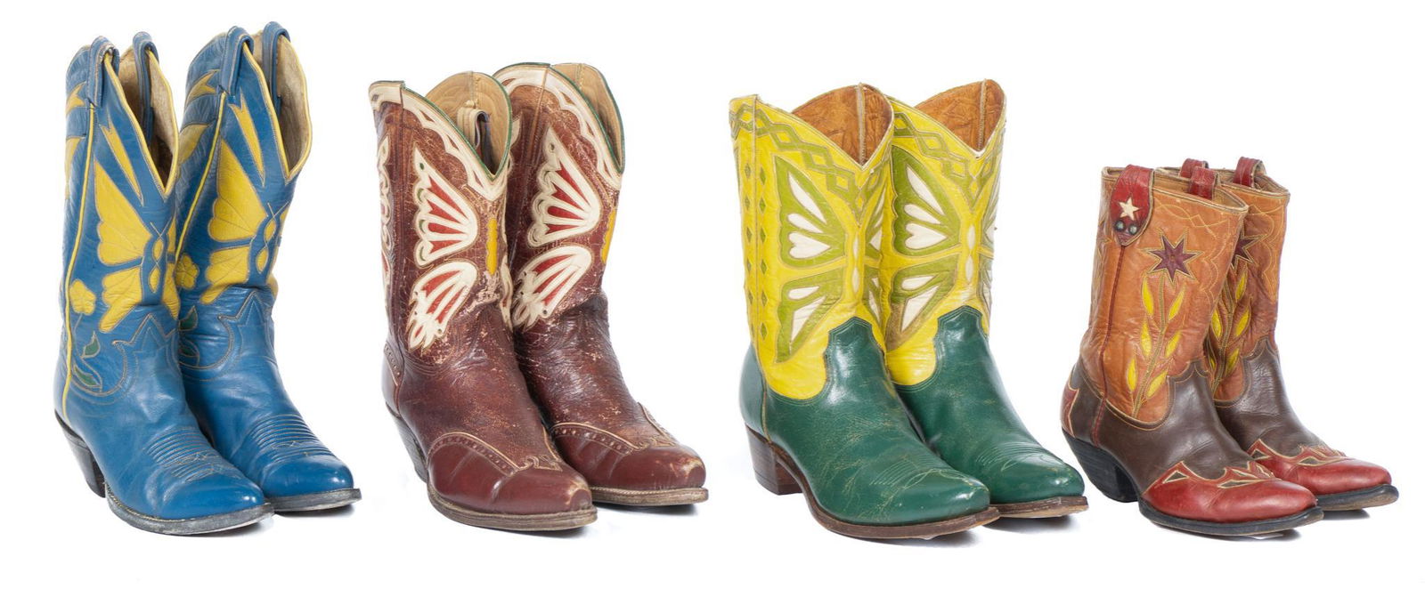 Collection of 4 Pairs of Hyer Cowboy Boots (1 of 8)