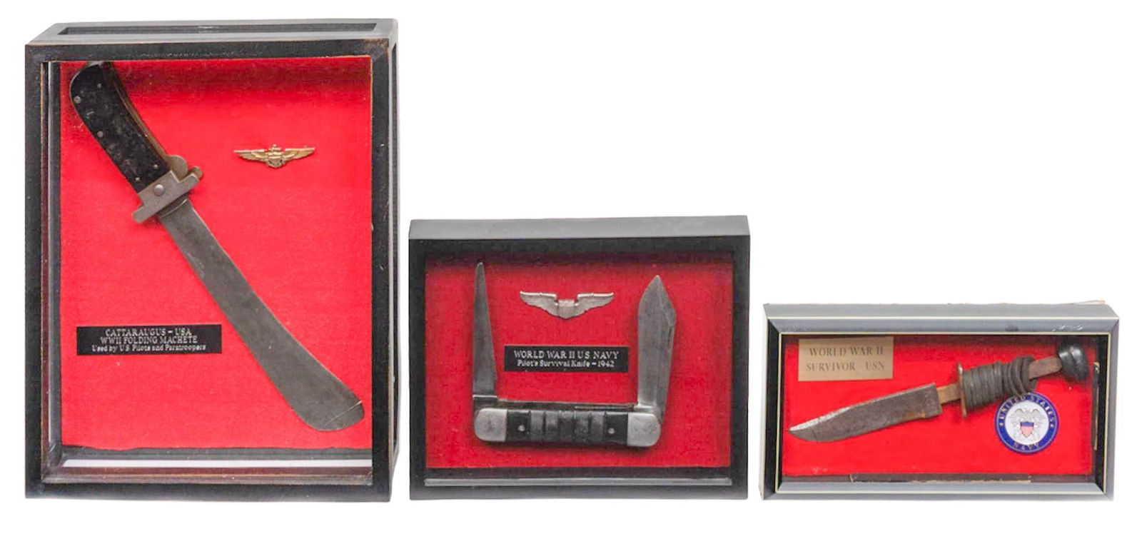 Collection of 3 WWII Knives (1 of 11)