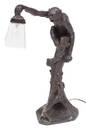 Hollywood Regency Style Bronze Monkey Lamp