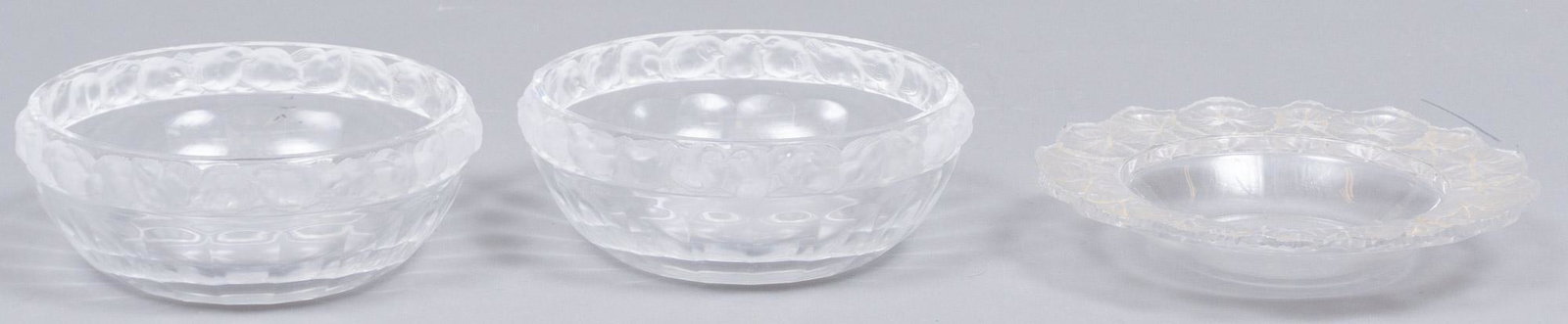 Collection of 3 Art Glass Serving Bowls, To Include (1 of 2)