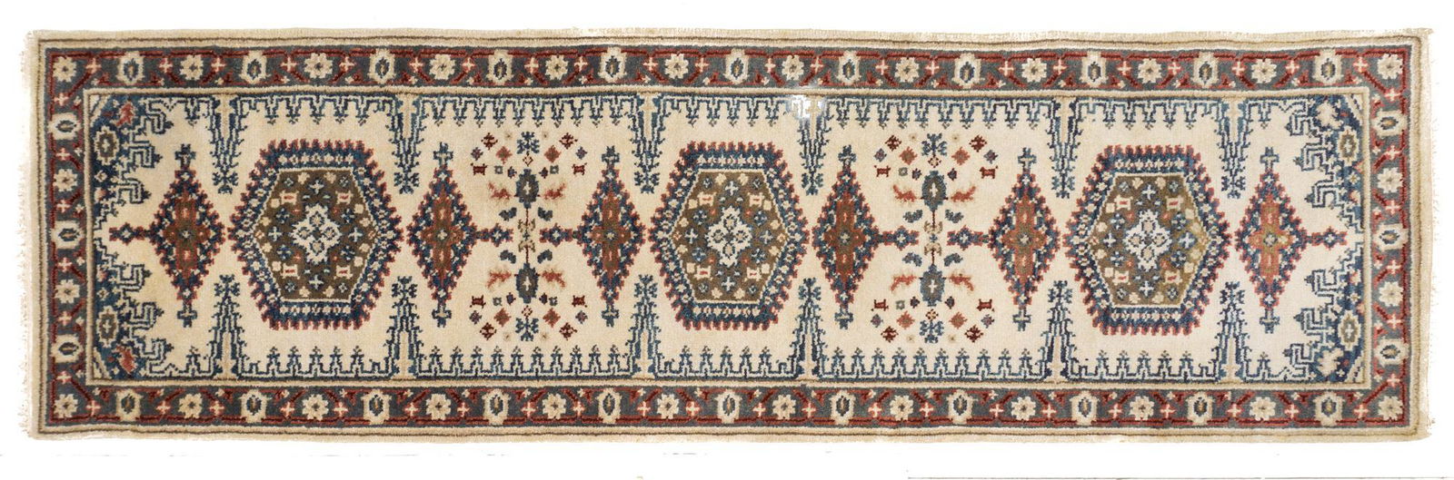 Handwoven Contemporary Rug, 8'3" x 2'4" (1 of 3)