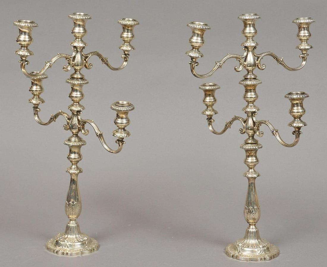 Pair of Sterling Fisher "Victoria" Candelabras (1 of 7)