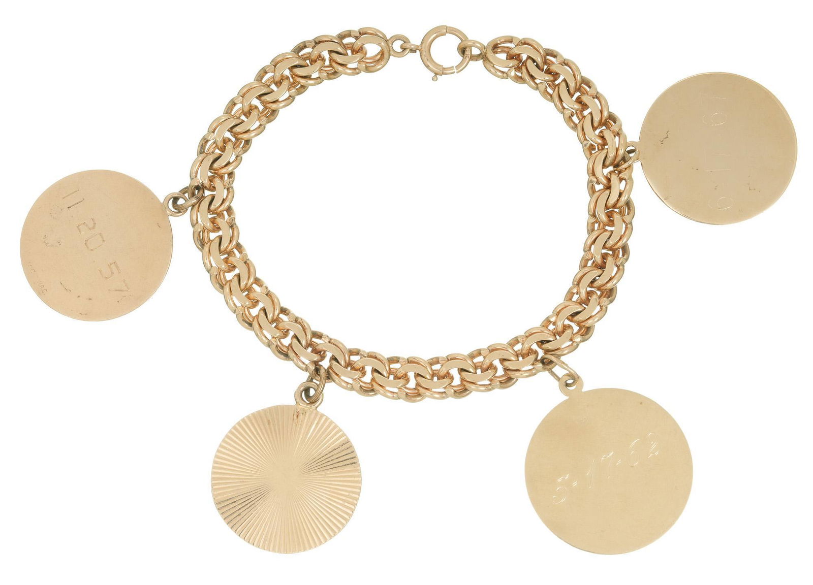 Vintage 14k Gold Charm Bracelet (1 of 3)