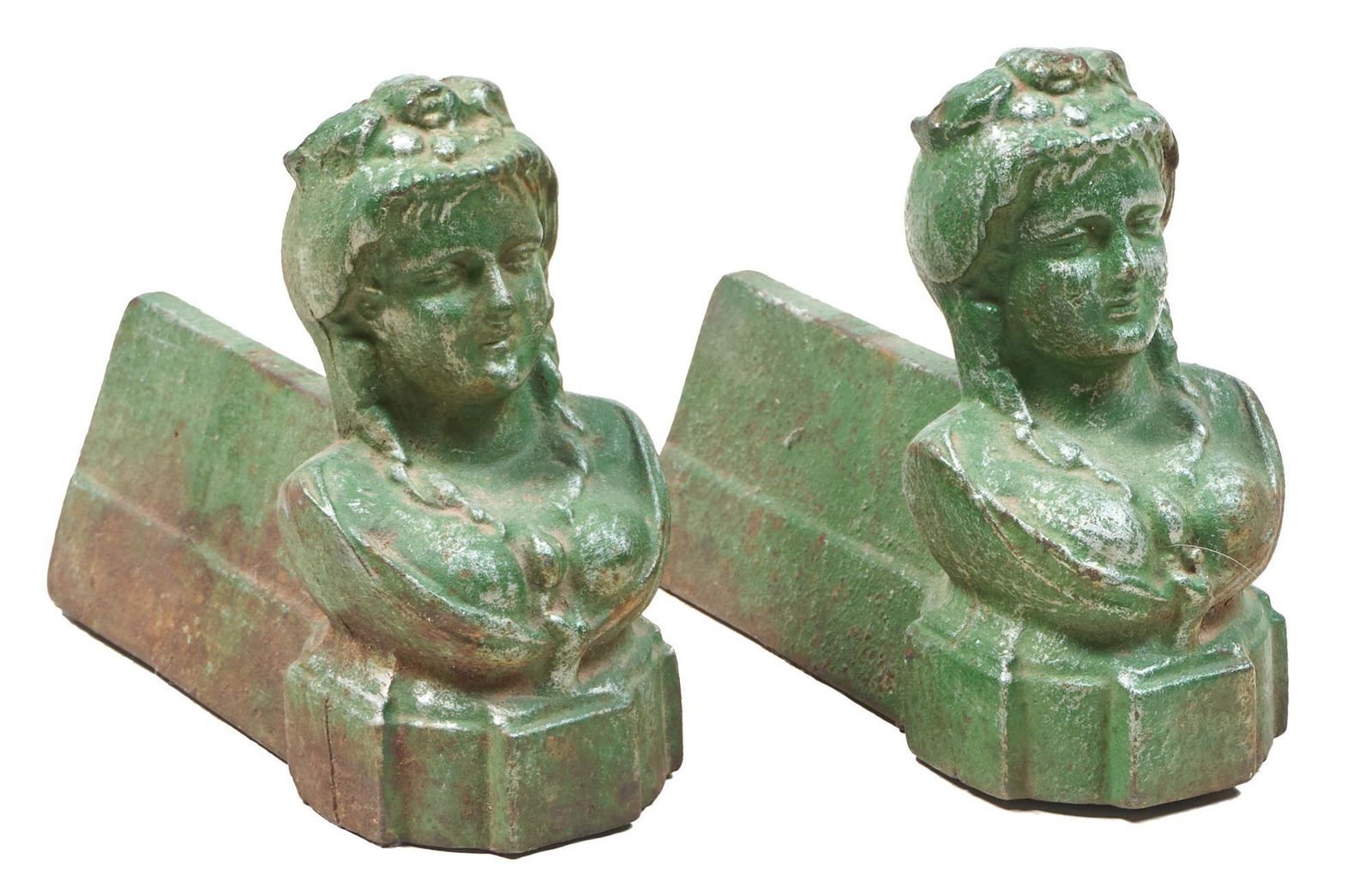 Pair of French Figural Andirons (1 of 3)