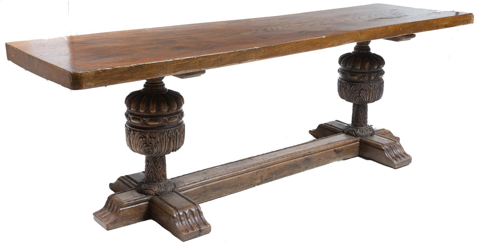 8' Long 18th C. Library Table (1 of 3)