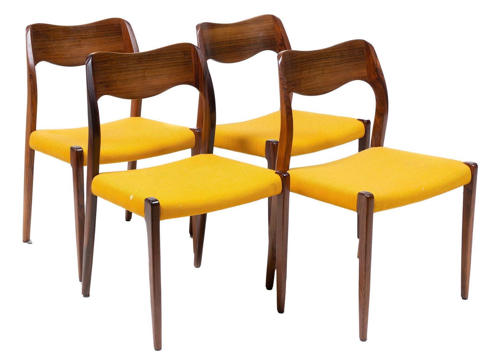 Set of 4 Mid-Century Dining Chairs (1 of 3)