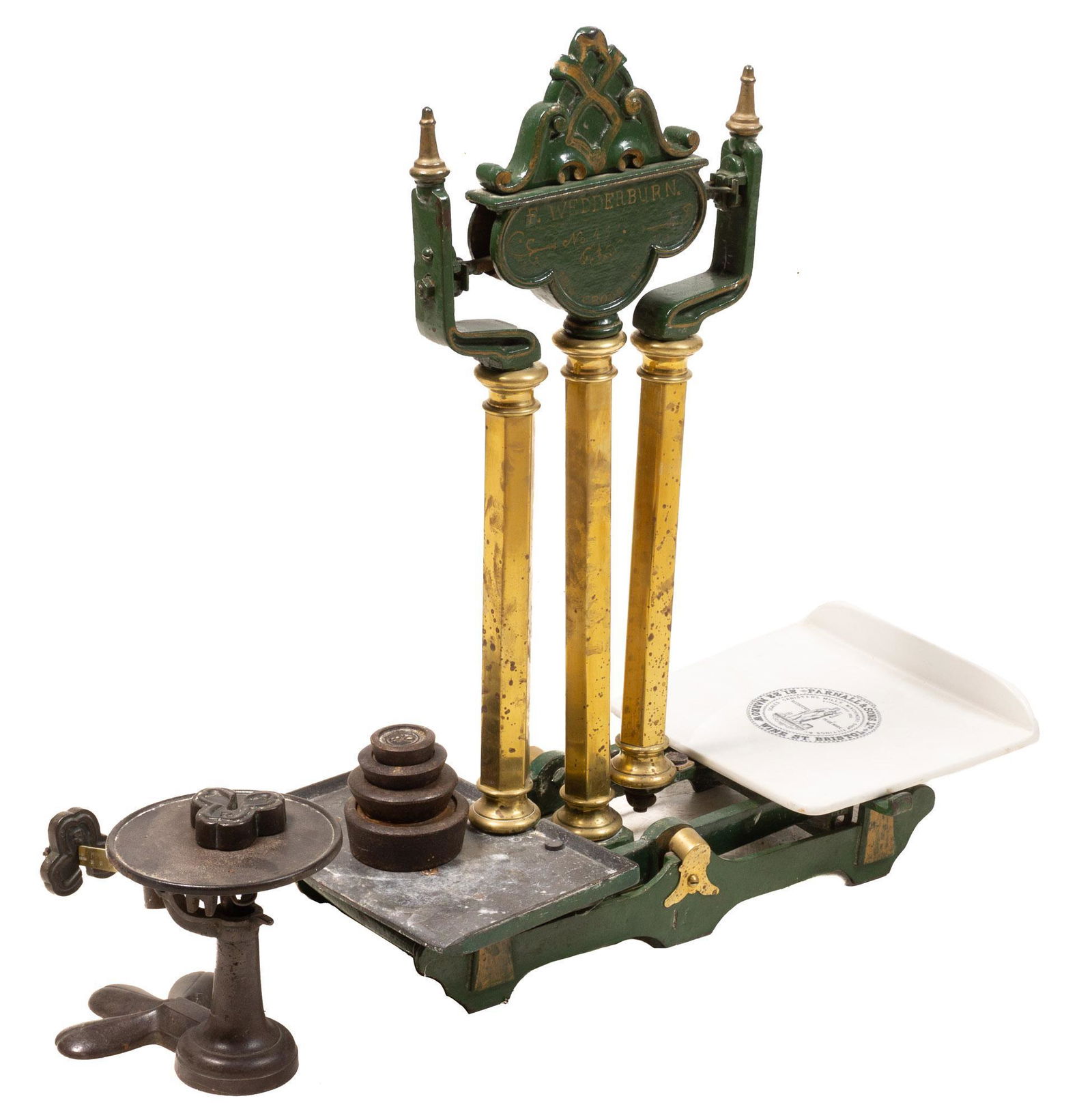 Pair of English Balance Bar Scales (1 of 4)